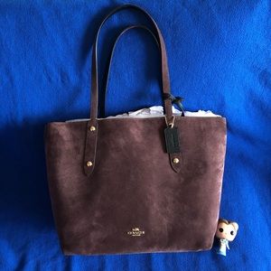 COACH: Reversible Leather/Suede Large Market Tote